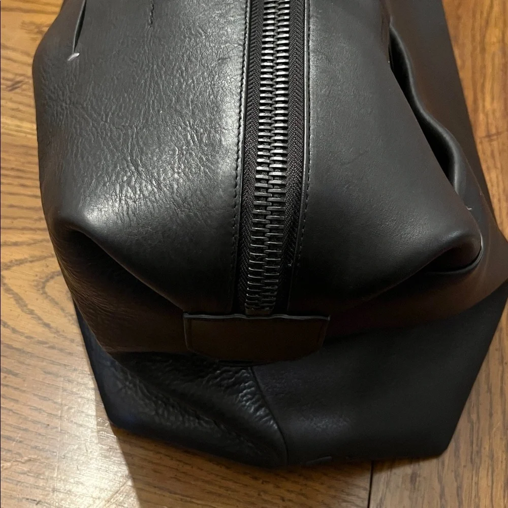 Black TROUBADOUR‎ Leather Duffle